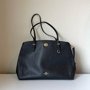 COACH Black Leather Bag